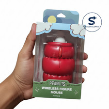 PEANUTS Snoopy 3D Figure Wireless Mouse Bluetooth 2.4Ghz ROYCHE Mac PC Cute NEW picture
