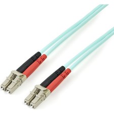 StarTech 2m 10Gb Aqua Multimode Duplex 50/125 LSZH Fiber Optic Cable - LC/LC picture