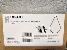 Genuine Ricoh L5160 Pro AR Ink Cartridge White 600ml M965-26  picture