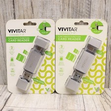 Vivitar Card Reader -2 Pk- 5-1 Multi Function 3 Interfaces PC/MAC SD Plug n Play picture