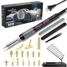 SARDVISA 22-in-1 3D Printer Smoothing Tool Kit Soldering Tips, 80W E4096 picture