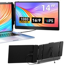 Laptop Screen Extender, 14 1080P Dual Laptop Monitor Extender, Plug n Play picture