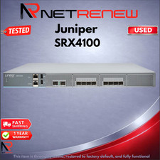 Juniper Networks SRX4100 AC  Service Gateway Appliance 8 Port 10G SFP+  Dual PSU picture