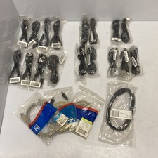 Lot Of 21 Universal USB 2.0/3.0 Type A to B Cable 6ft Black picture