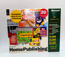 Microsoft Home Publishing 2000 Graphics Studio Hallmark Connections 3 CD-ROM picture