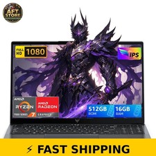 MALLRACE Gaming Laptop 16GB RAM 512GB SSD Ryzen 7 7730U 15.6 FHD picture