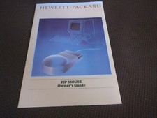 1985 Vintage Hewlett-Packard Mouse Manual Owner's Guide picture