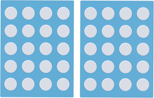Mouse Skates 40Pcs Universal PTFE Round Dots White Gaming Mouse Feet DIY picture
