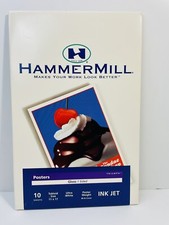 10 Pack Hammermill 1 Sided Gloss 80lb Ultra White Posters 11 x 17 Ink Jet Photo picture