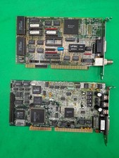 Lot of 2 ISA Cards Media Vision Pro AudioSpectrum PAS16 & Artisoft RE picture