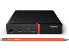 BLACK - LENOVO M715Q TINY DESKTOP AMD A6 9500E 32GB DDR4 RAM 1TB SSD WIN10PRO picture
