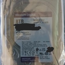 Western Digital WD Purple 8TB 3.5in SATAIII 6Gb/s 24x7 Surveillance HDD WD85PURZ picture