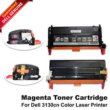 Genuine Dell 3130CN Laser Printer 9000 Yield Toner Cartridge MAGENTA G203H H514C picture