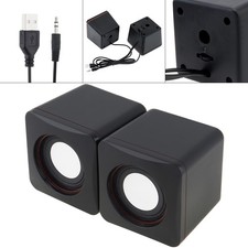 Desktop Speaker for Notebook with 3.5 mm Audio Plug, 2 in Stereo Speaker System picture