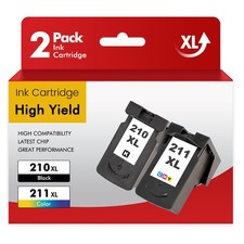 PG-210XL CL-211XL Ink Cartridges replacement for Canon PIXMA MP240 250 270 260 picture