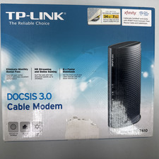 TP-Link Docsis 3.0 Cable Modem 343 Mbps TC-7610 Xfinity NIB picture