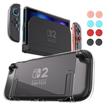 Switch 2 Dockable Case with Screen Protector - Clear Hard Shell Cover picture
