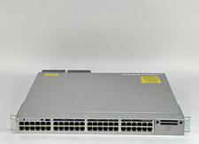 Cisco Catalyst WS-C3850-48U-S 48-Port 1GE UPoE Ethernet Switch 2x 1100W PSU Ears picture