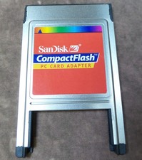 Sandisk PC Card Adapter PCMCIA for CompactFlash Memory Cards (SDCF-05) picture