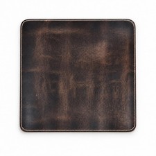 Full Grain Buffalo Leather Pad 8 x 12 Inch, Handmade Computer Mat for Office ... picture