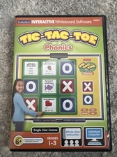 Tic Tac Toe Phonics Game  Interactive Whiteboard (CD-Rom) Lakeshore Grade 1-3 picture