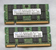Samsung 4GB (2 x 2GB) DDR2 SO-DIMM 200-pin 667 MHz PC2-5300s laptop RAM picture