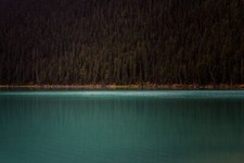 Landscape mountains trees lake water Custom Gaming Mat Desk picture