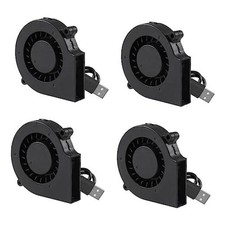 4PCS 75mm 5V USB DC Brushless Cooling Blower Fan for 3D 4PCS 75mm x 15mm picture