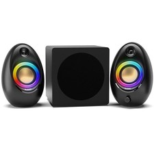 Bluedee Computer Speakers with Subwoofer, 2.1 PC Speakers with Deep Bass and 80W picture