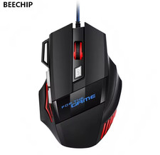 Hyperspeed USB Gaming Mouse RGB Backlit Ergonomic Game Mice 7D Esports Wired picture