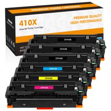 6 PACK Compatible With HP CF410X LaserJet Pro M452nw MFP M377dw M477fdw Toner picture