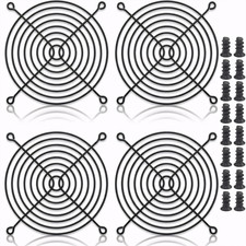 4Pcs 120Mm Fan Grill Guard Black with Screws picture