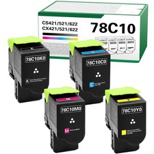 WYFYINK 78C10 CS421 CS521 Toner Cartridge Compatible for Lexmark CS421 CS521 picture