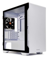 Thermaltake S100 Tempered Glass Snow Edition Micro-ATX mini-Tower Computer Ca... picture