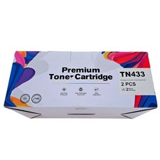 GPC Image Premium Toner Cartridge TN433 Black 2 Pack Sealed Cartridges picture
