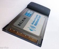 Belkin F5D9010 Wireless G Plus MIMO Laptop PCMCIA Notebook G+ WIFI Network Card picture