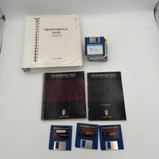 Gold Disk Professional Page v1.3 Commodore Amiga DTP Software Manual Disks +v2-4 picture