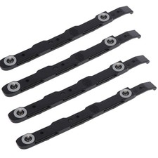 4 Pack Black Chassis Hard Drive Mounting Plastic Rails Durable Anti-Scratch HDD picture