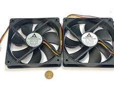 2 x GDSTIME Computer Case fan Large 12V 3Pin 120mm 25mm gda blower 1225 G19 picture