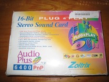 Zoltrix Audio Plus 6400 PnP 16bit ISA Sound Card IDE MIDI Game Port New OpenBox  picture