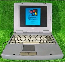 NEC 98NOTE PC-9821Lt2 Japanese Vintage Retro Laptop PC Win3.1 MS-DOS FDD 720MB  picture