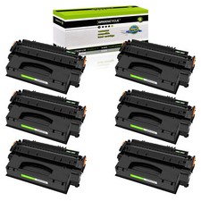 6PK Q7553X 53X Toner Cartridge Compatible with HP LaserJet P2015N P2015DN P2015X picture