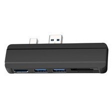 SD/SDHC/SDXC/Micro SD Black USB HUB Docking Station For Surface Pro 4/5/6 picture