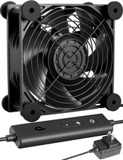 12V 120mm Muffin Fan, 5Speed Adjustable  Dual Ball Bearing, 60000H Lifespan  ... picture
