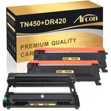 2PK TN450 Toner Cartridge + 1PK DR420 Drum Compatible with Brother HL-2270DW picture