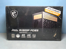 MSI Meg Ai1300P PCIE5 1300 Watt Power Supply 80 Plus Platinum New & Sealed picture