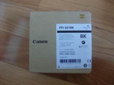 2017 GENUINE Canon PFI-301BK Black Ink Tank IPF9000 IPF8000 1493B001AA IPF8100 picture