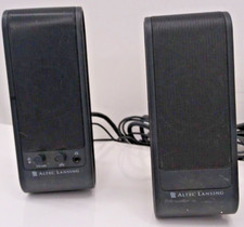 ALTEC LANSING VS2221 POWERED AUDIO SYSTEM LEFT RIGHT SPEAKERS ONLY picture