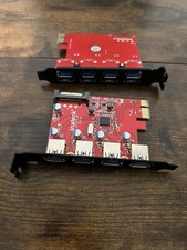 Lot2Inateck 4 Ports PCI-E to USB 3.0 Expansion Card 5Gbps 15-Pin Power Connector picture