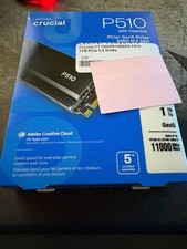 Crucial P510 1TB SSD w/heatsink (CT1000P510SSD5)  *NEW/SEALED* picture